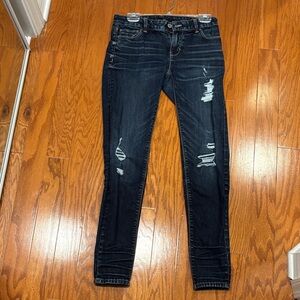 WHBM Distressed Black Women's Jeans